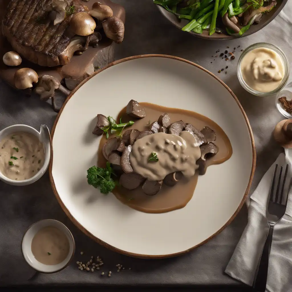 Mushroom Fillet with Creamy Mushroom Sauce