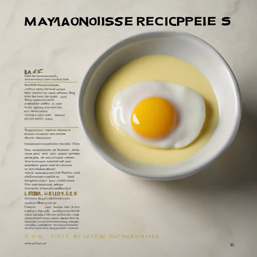 Basic Mayonnaise Recipe