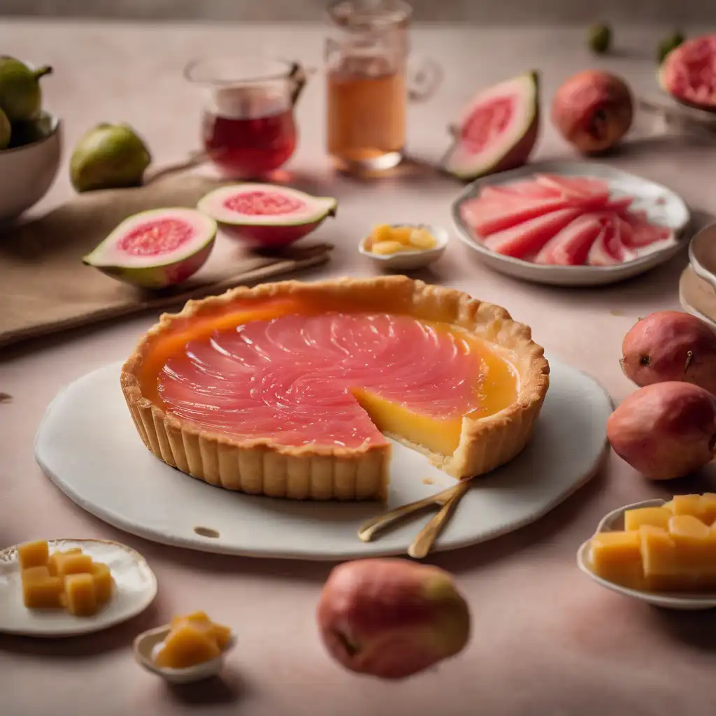 Cheese and Guava Tart