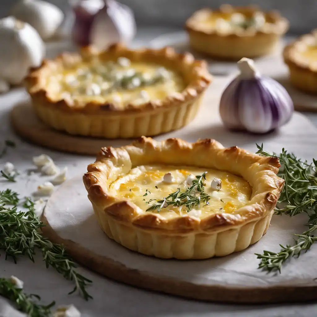 Garlic and Goat Cheese Tart