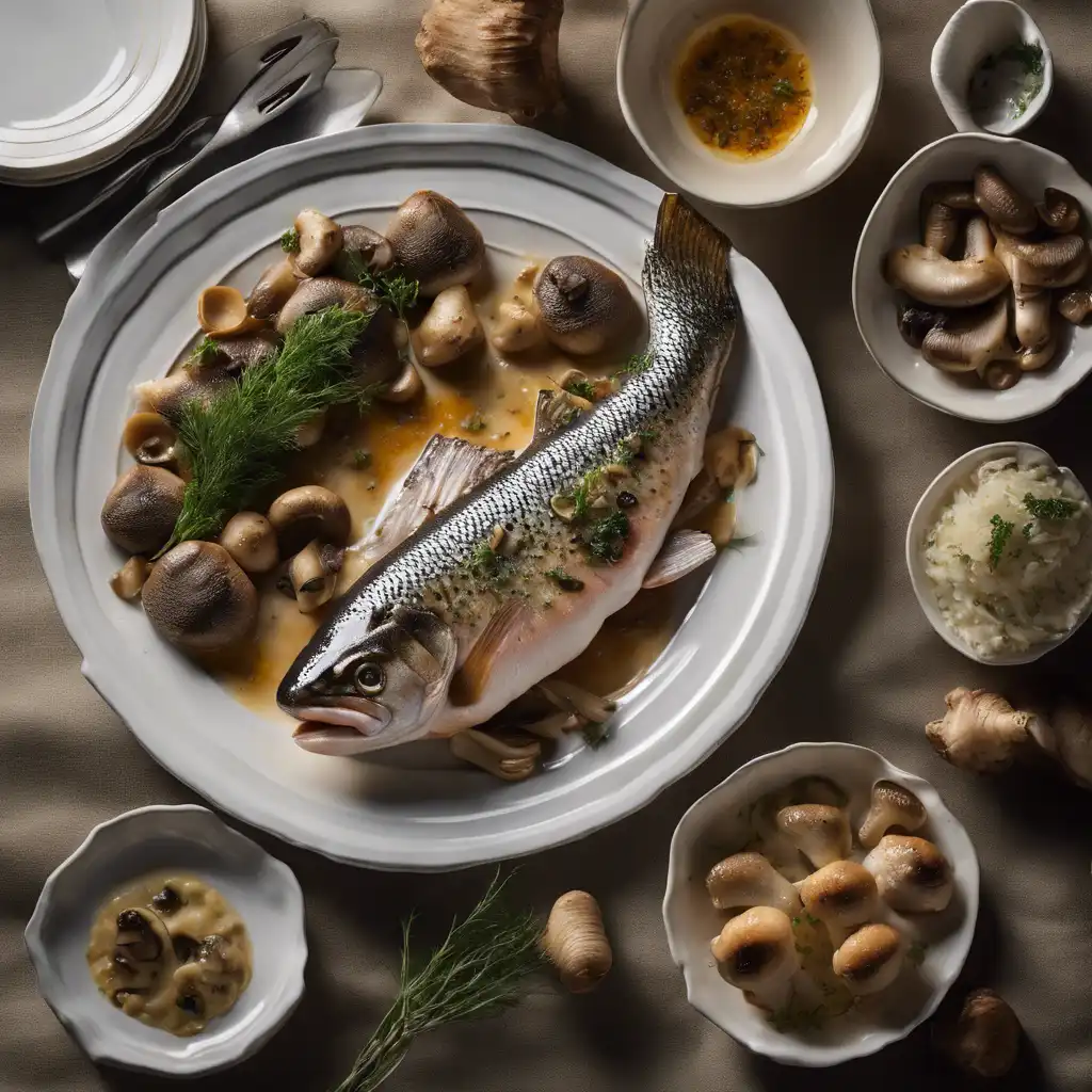 Stuffed Trout with Mushrooms