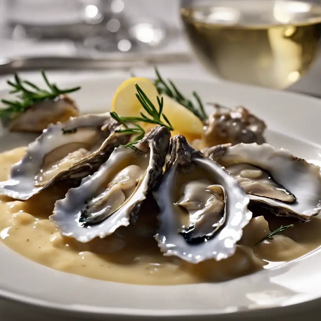 Oyster Fillet in Champagne Sauce