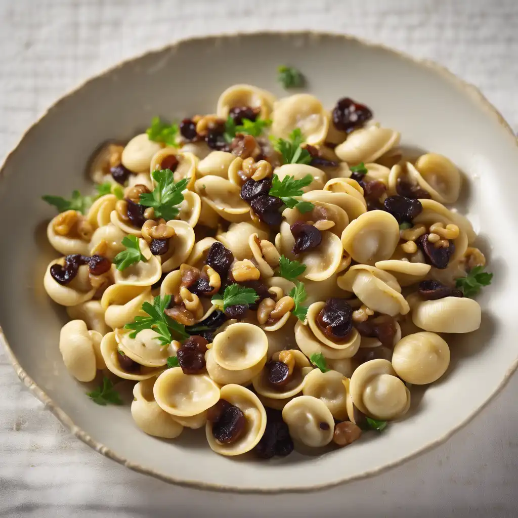 Orecchiette with Cauliflower, Raisins, and Pine Nuts