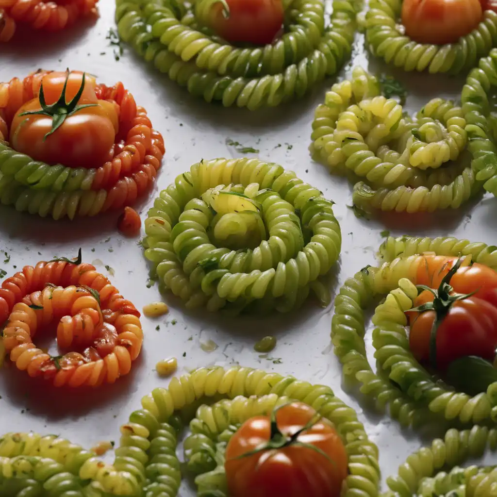 Tomato Green Spiral with Sauce Recipe