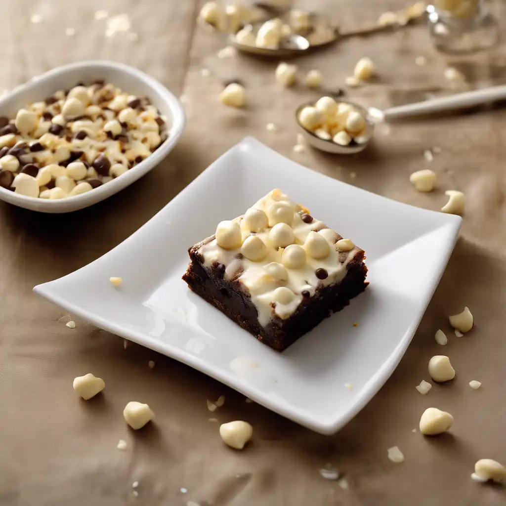 White Chocolate Macadamia Brownie