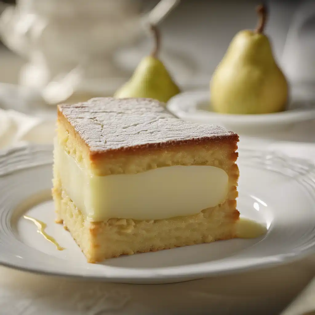 Genoise with Pear