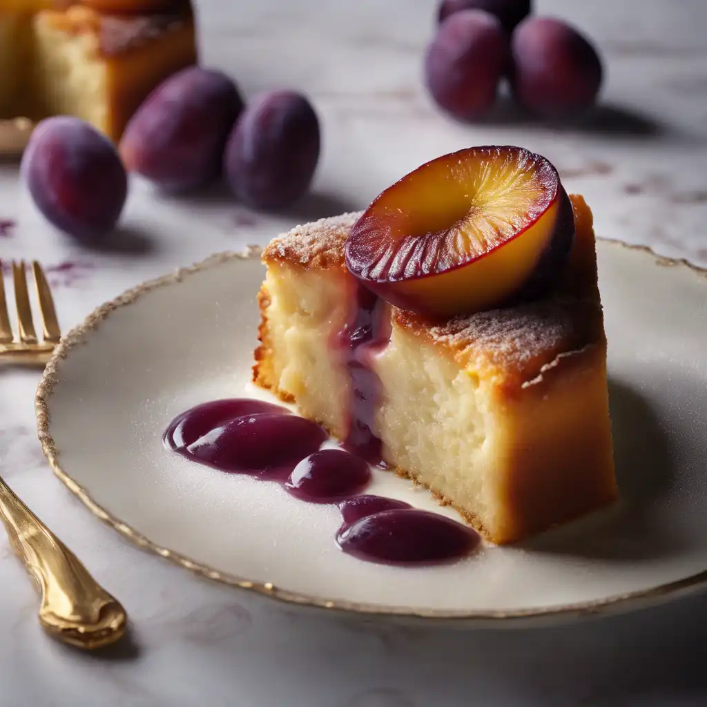 Foto de Torta cremosa de ameixa