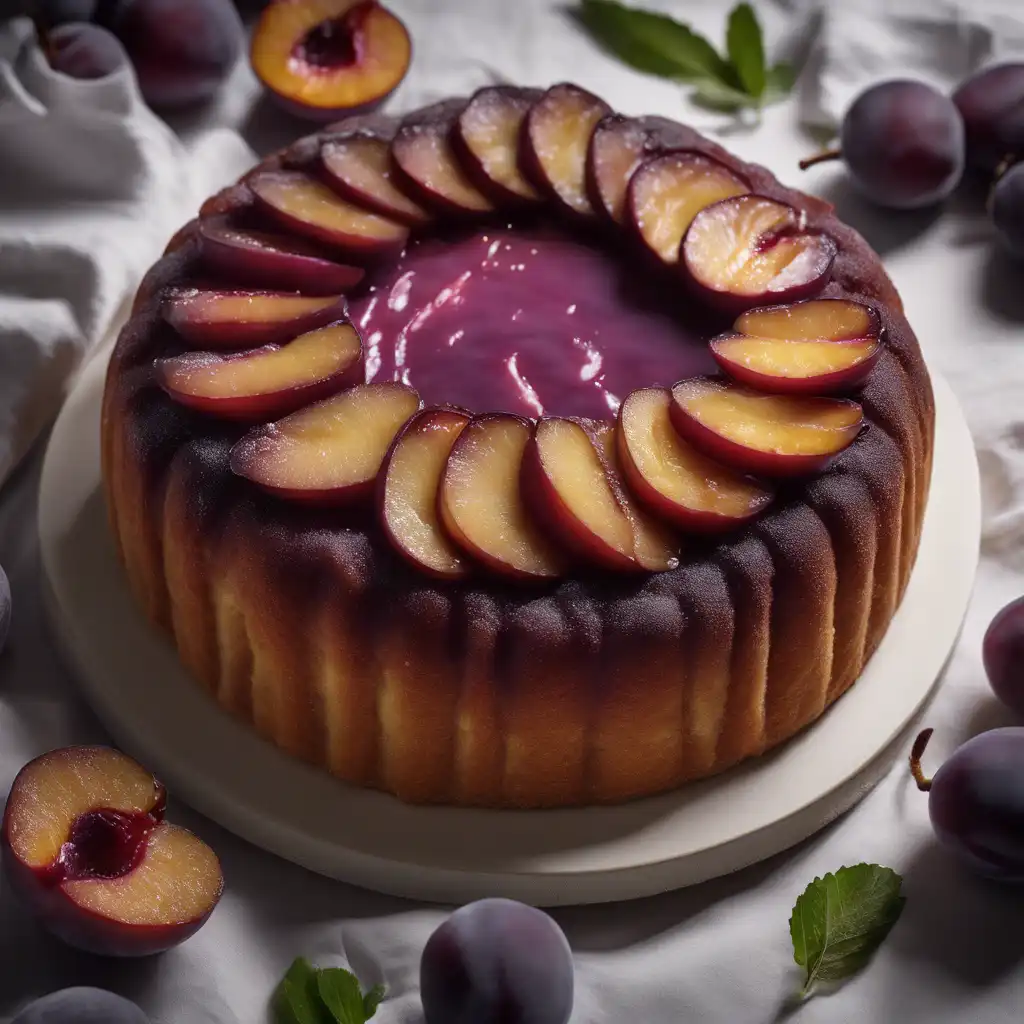 Creamy Plum Cake