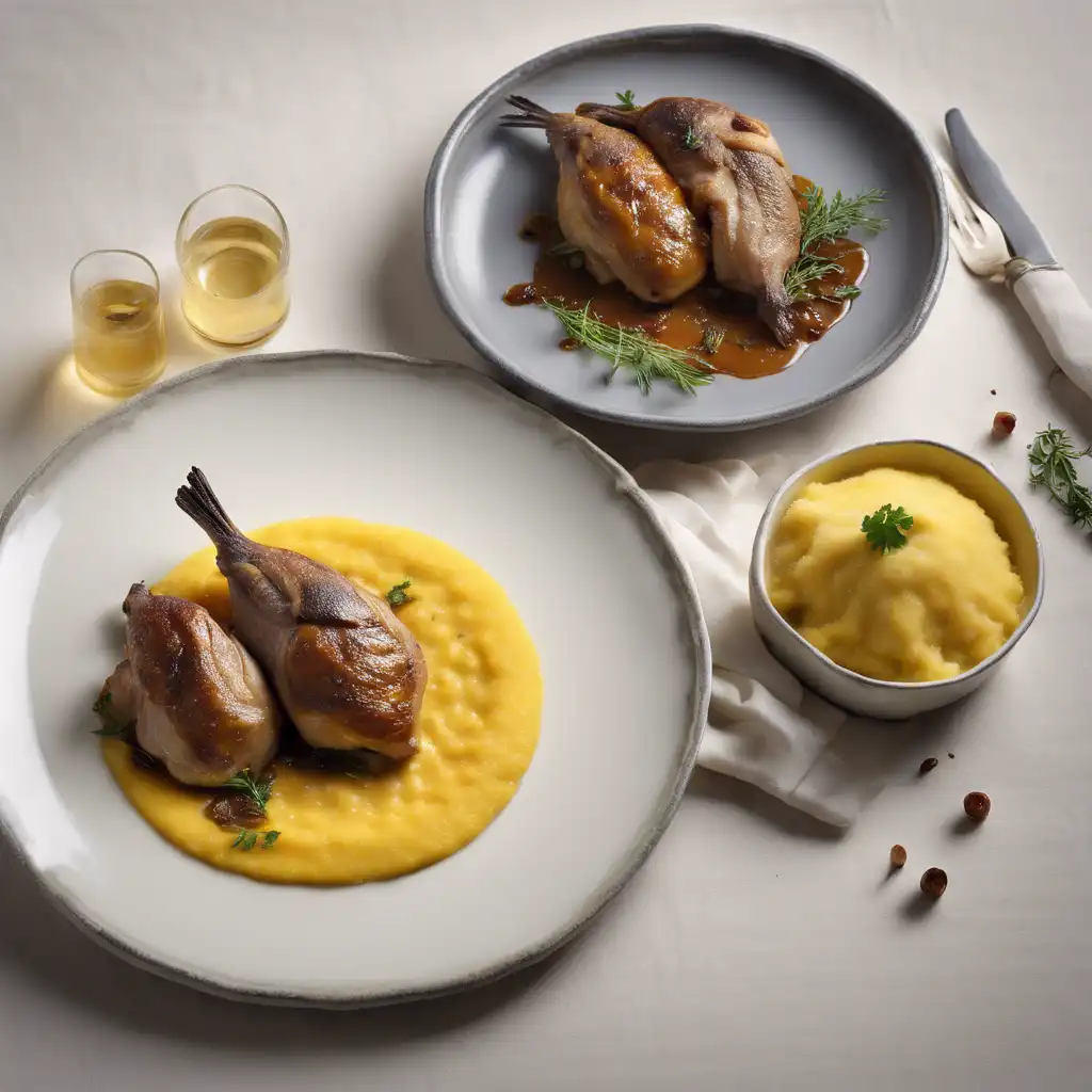 Quail with Polenta