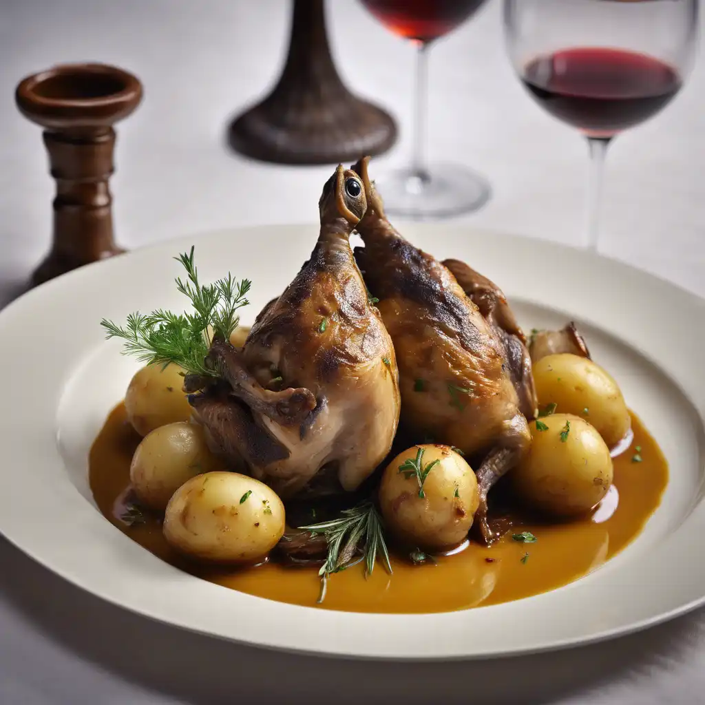 Quail with Potato