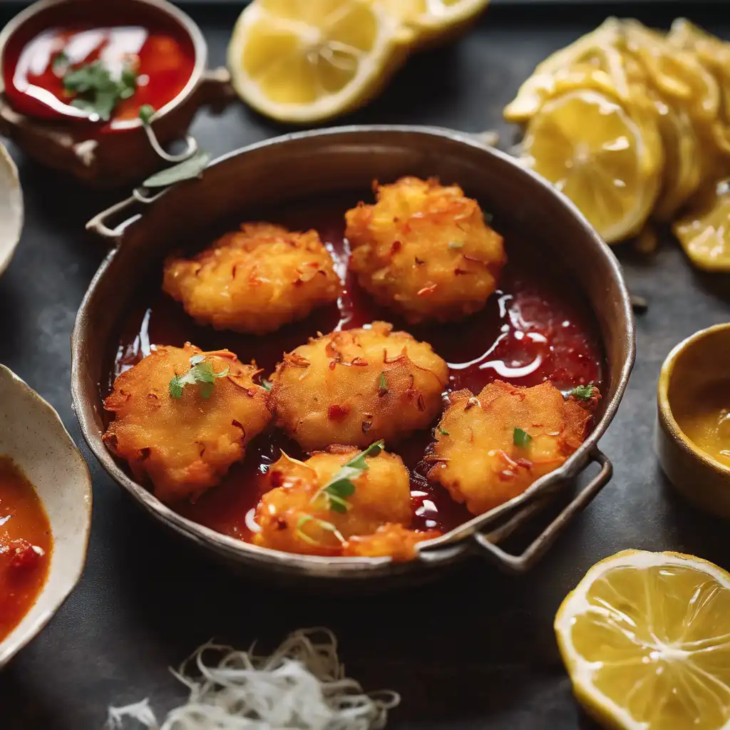 Cod Fritters with Fish Sauce