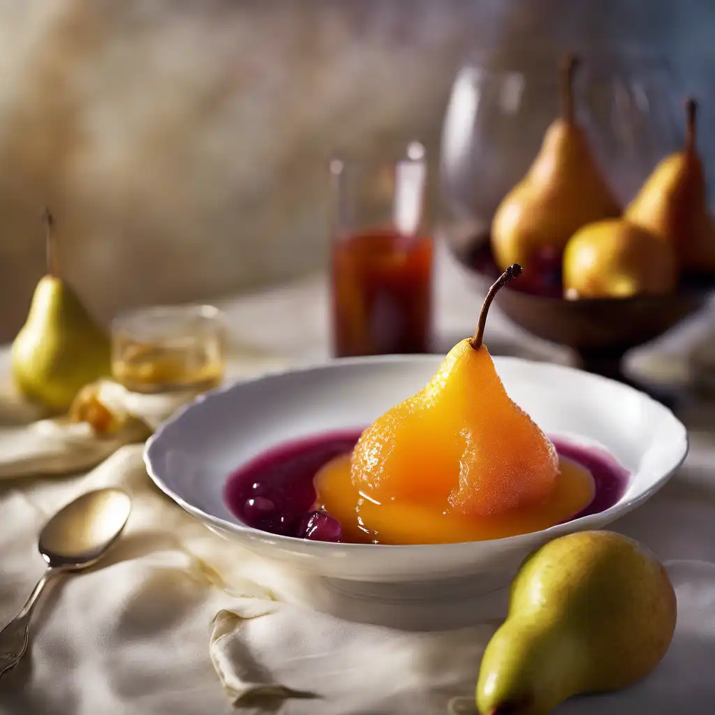 Wine Pear Compote