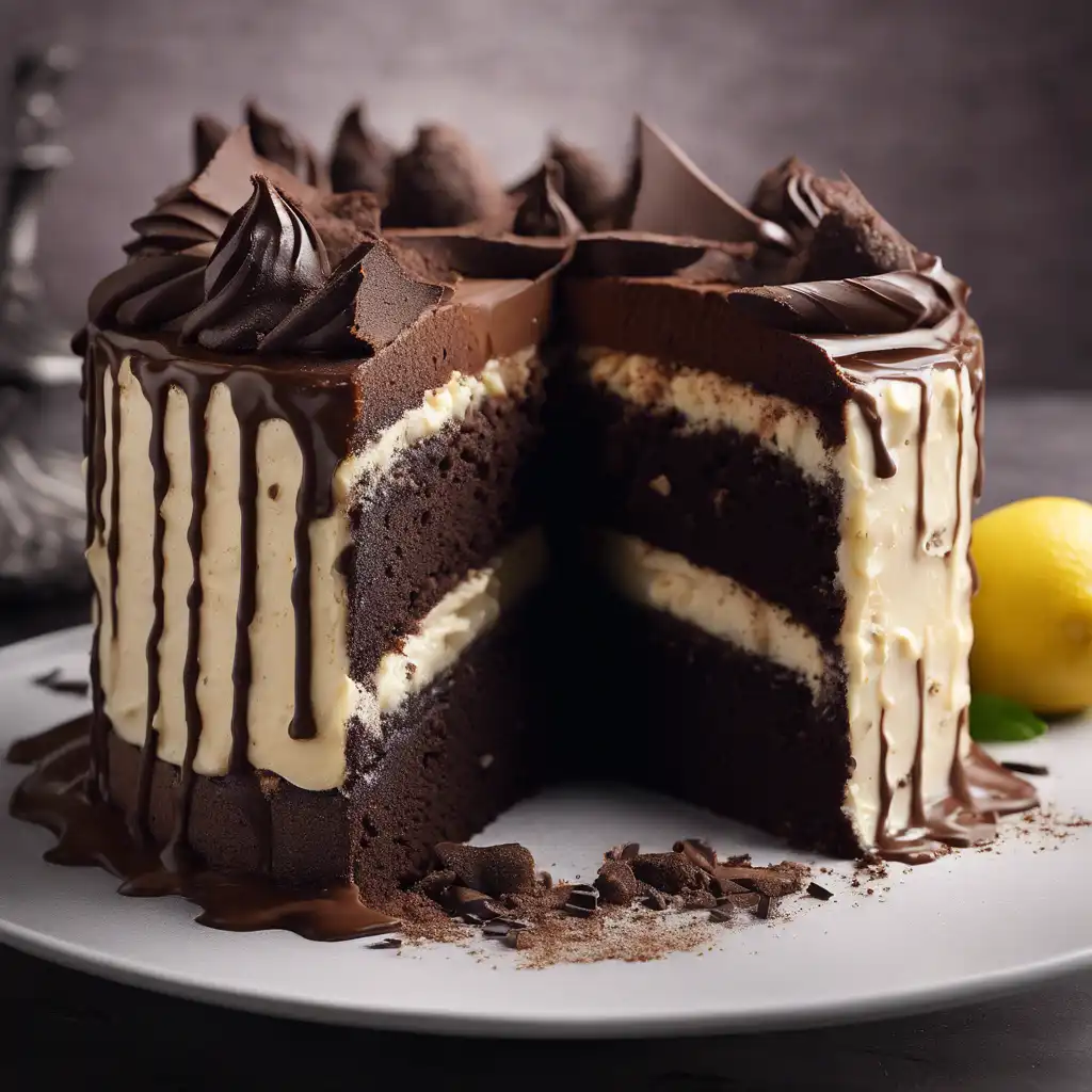 Cream Cheese and Chocolate Cake