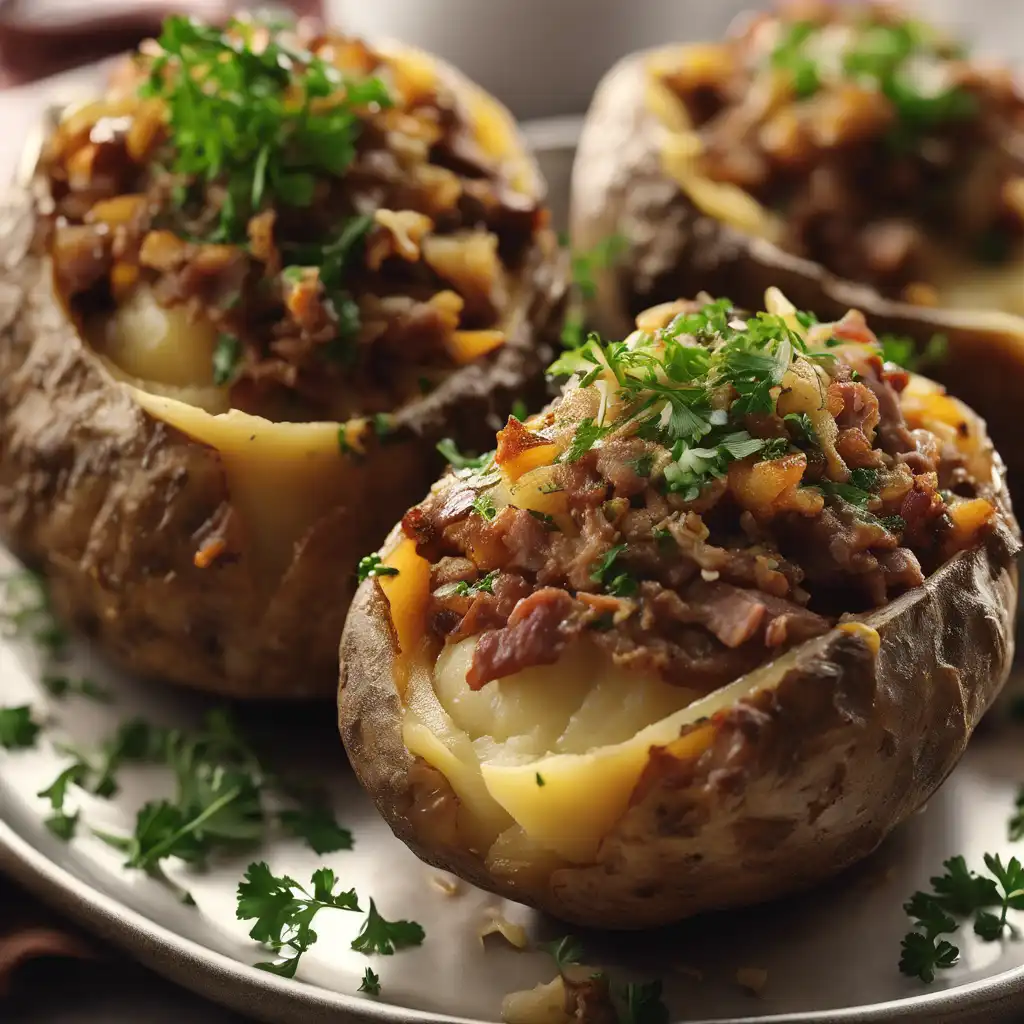 Stuffed Potato with Meat