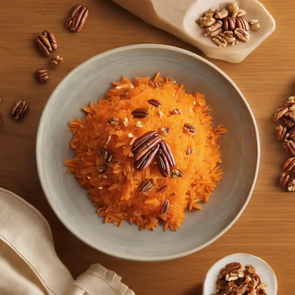 Carrot and Pecan Rice