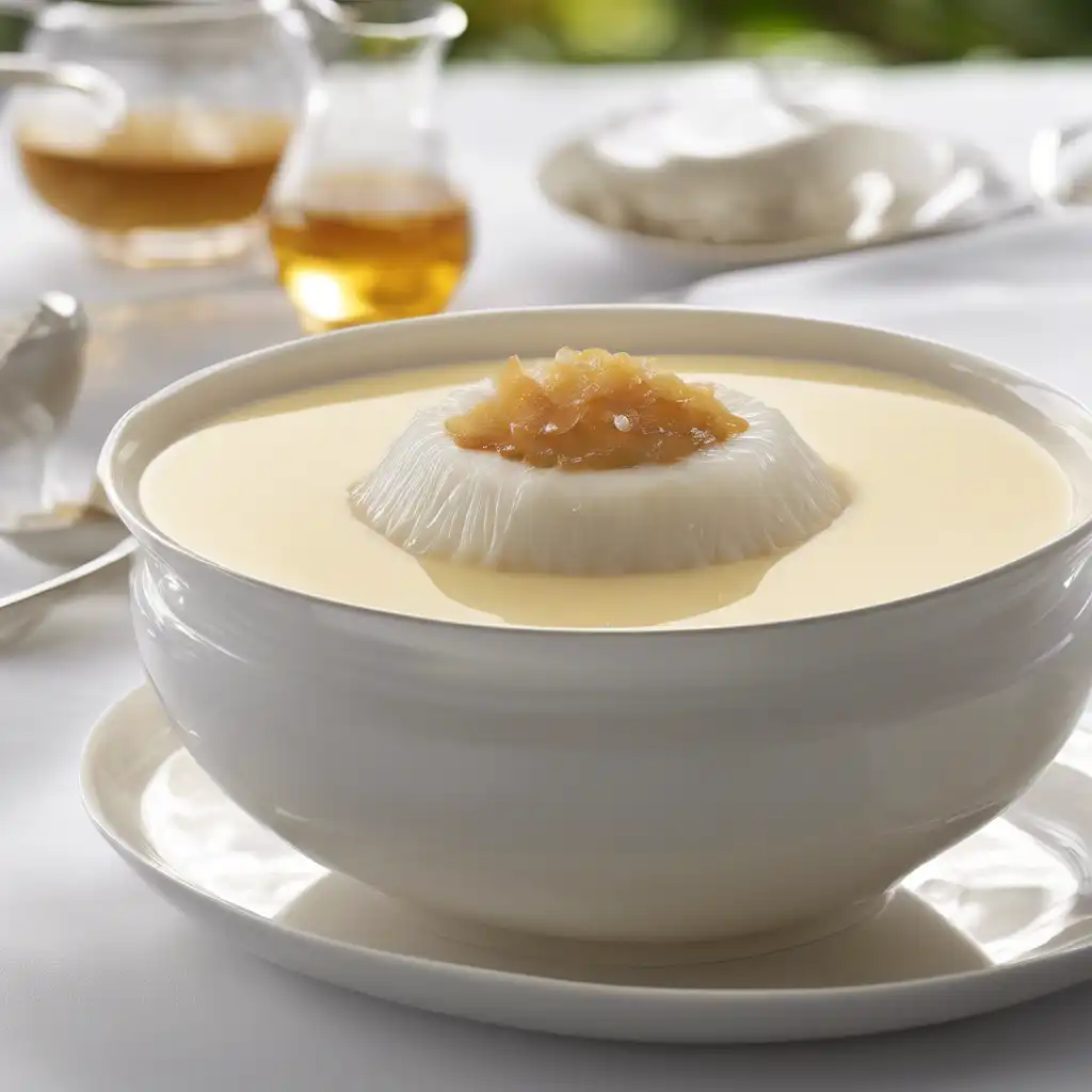 Coconut Pudding with Ginger