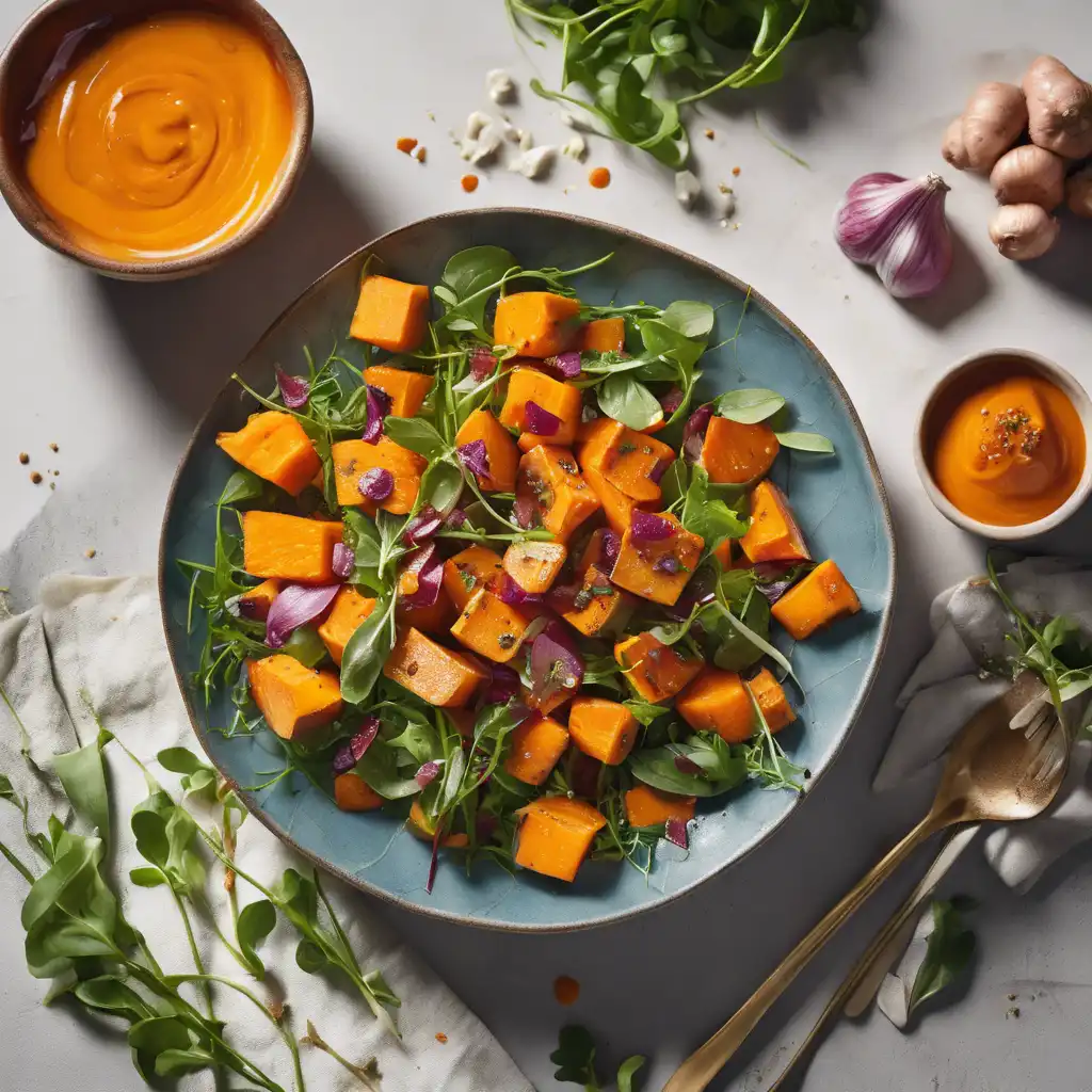 Sweet Potato Salad with Pepper Sauce