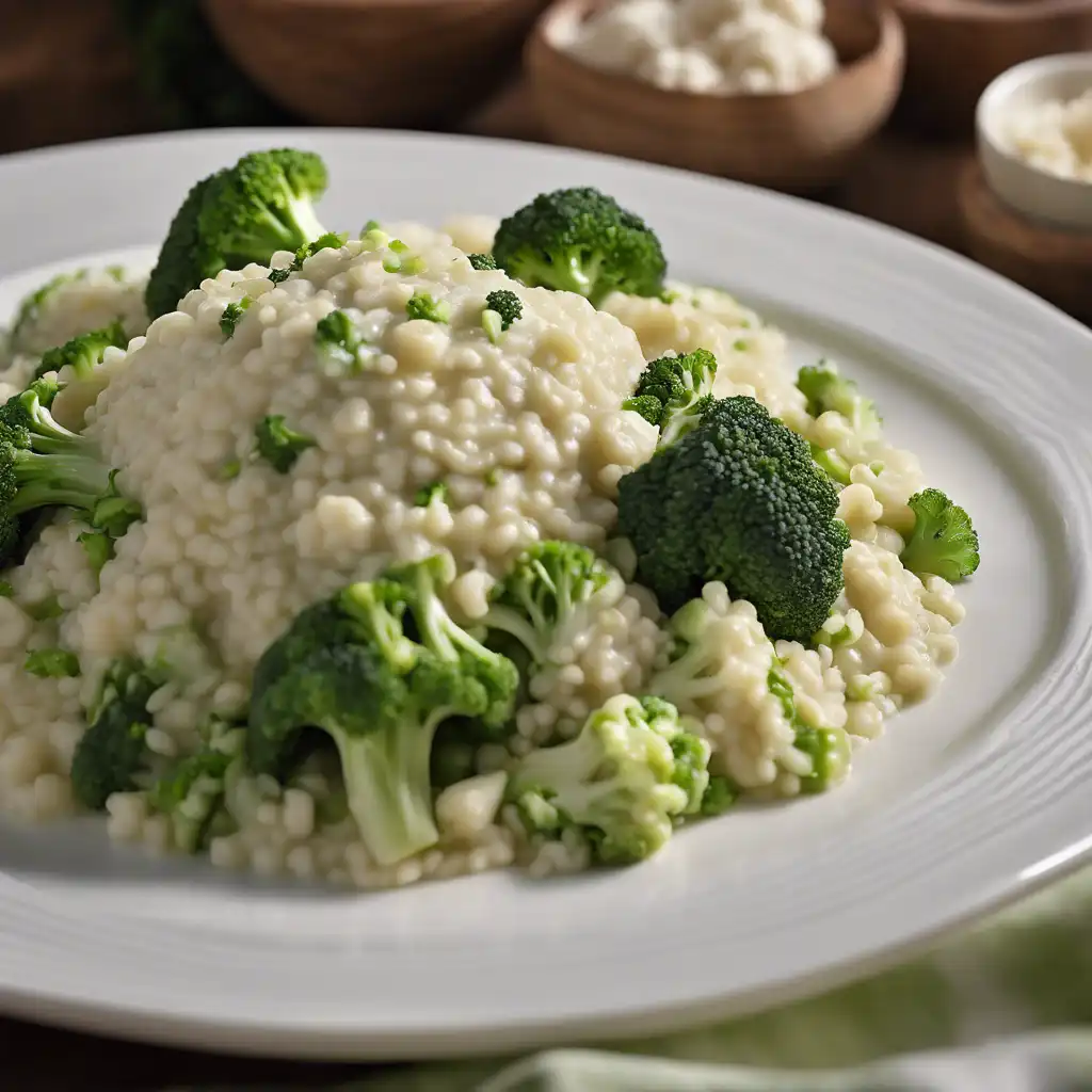 Broccoli and Cauliflower Risotto