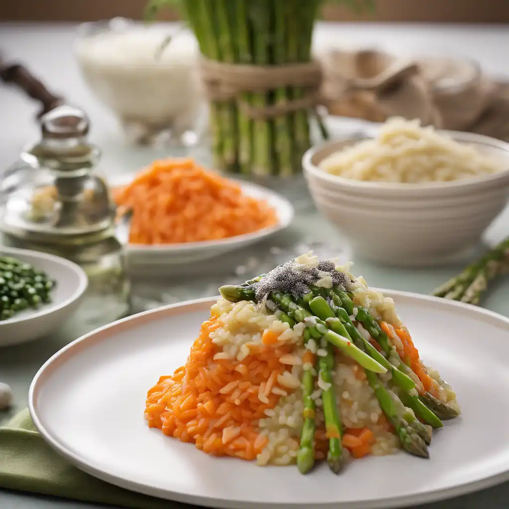 Asparagus and Carrot Risotto