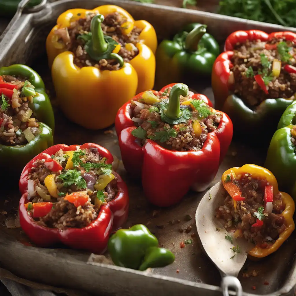 Rustic Country-Style Stuffed Peppers