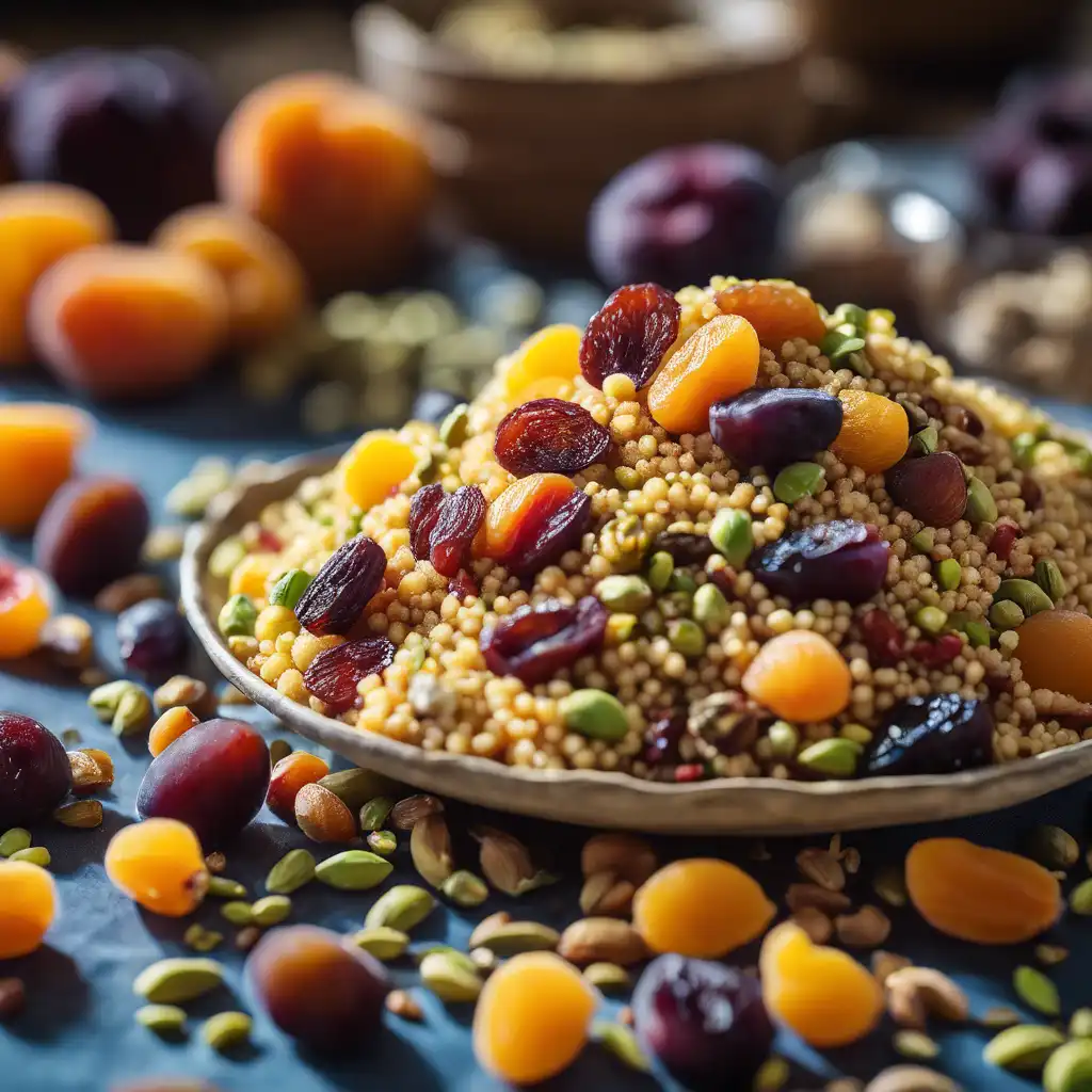 Dried Fruit and Pistachio Couscous