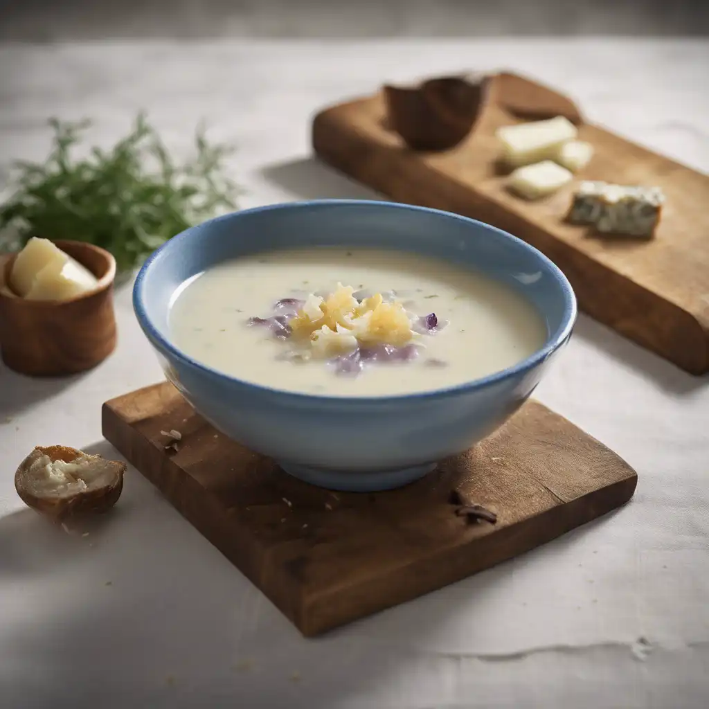 Salt and Gorgonzola Soup