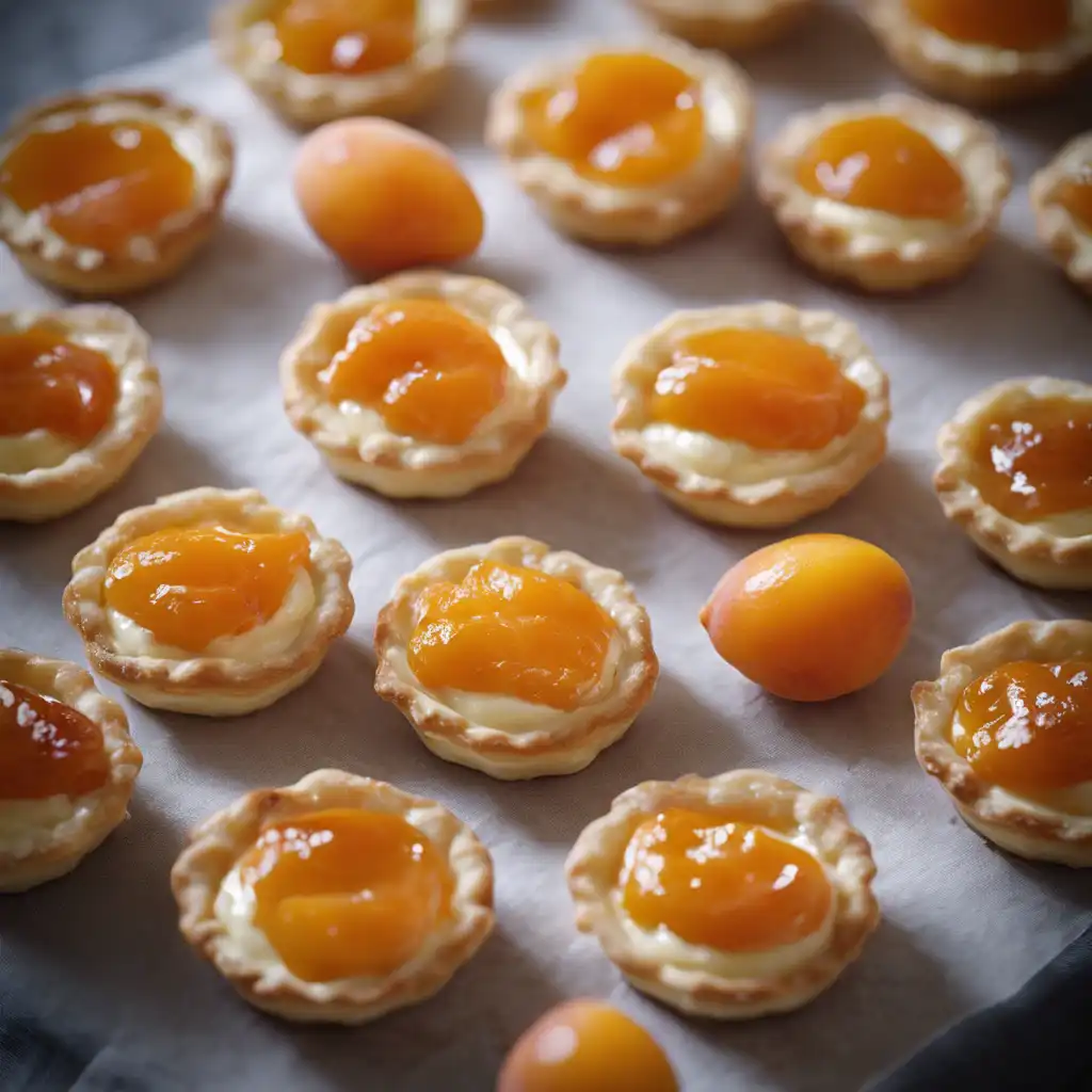 Ricotta Tartlets with Apricot Glaze