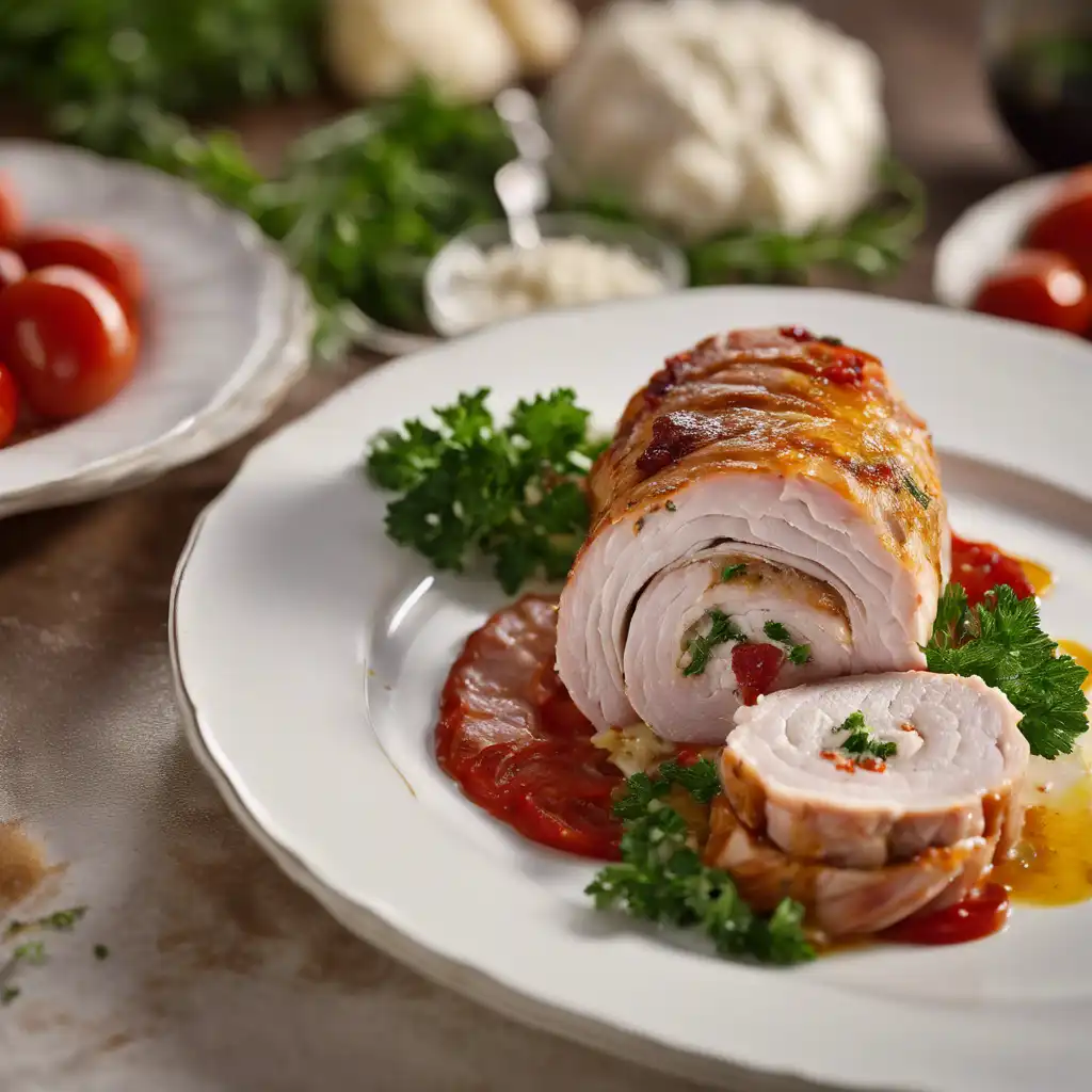 Pork Roulade of Turkey Breast