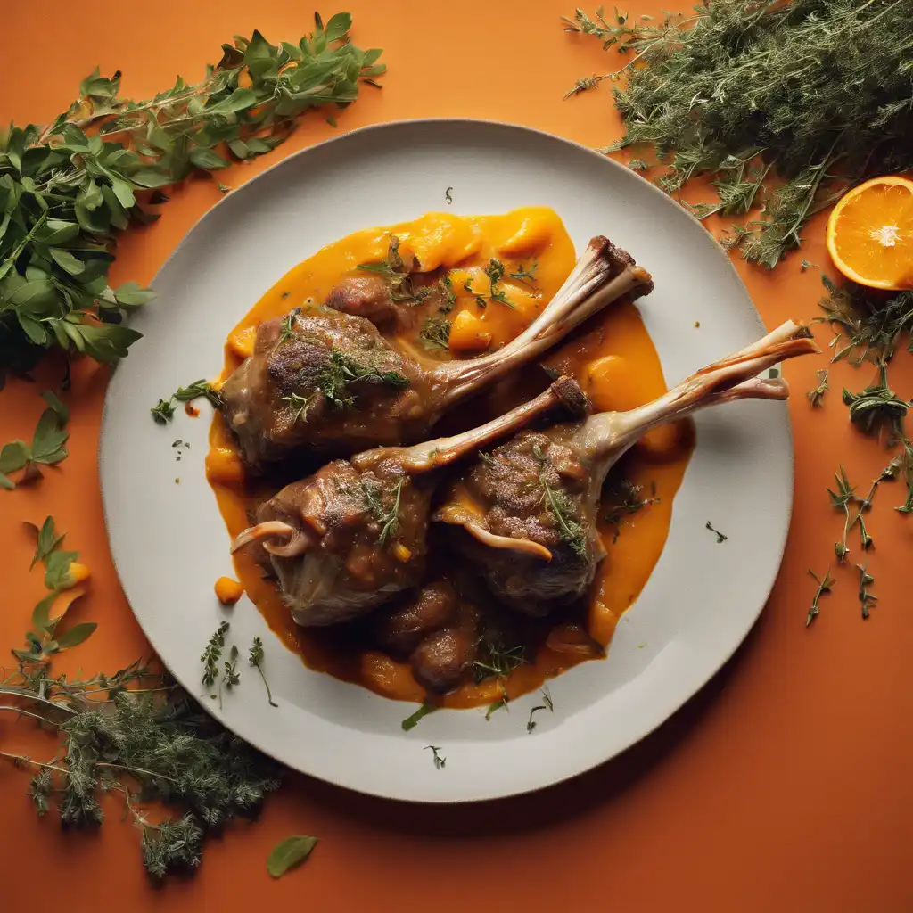 Lamb Shanks in Orange-Herb Sauce