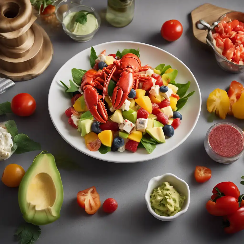 Lobster Salad with Fruits