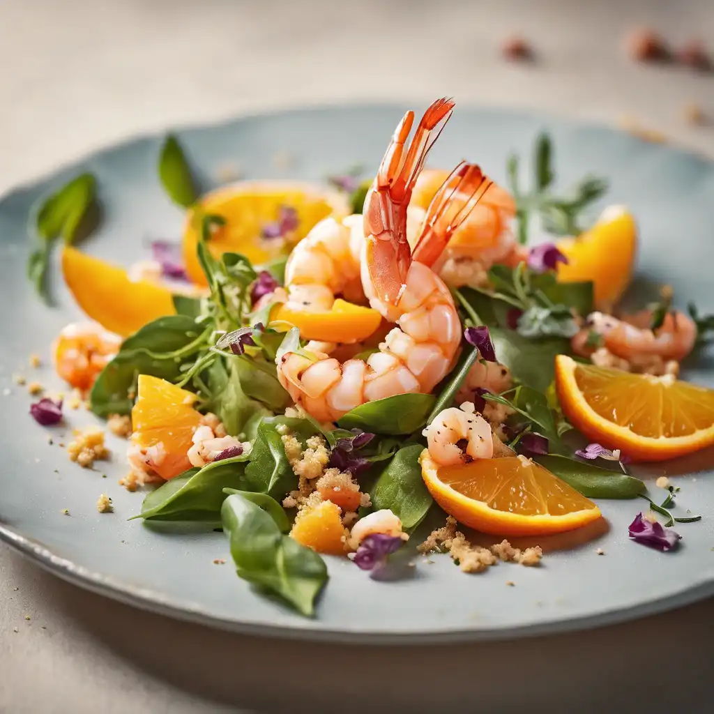 Orange and Shrimp Salad