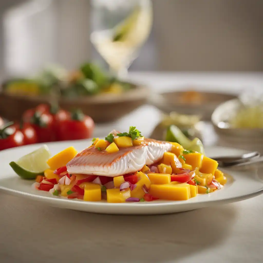 Redfish with Mango