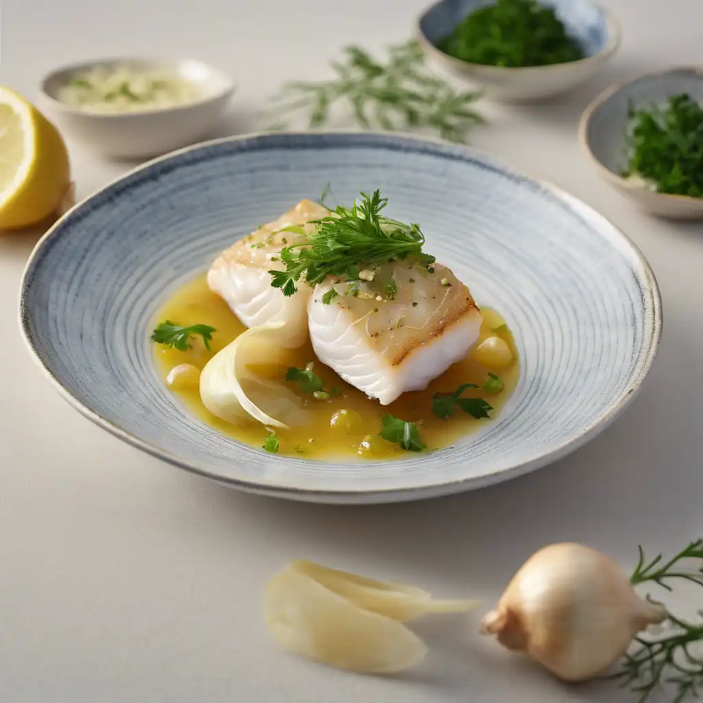 Cod with Onion and Ginger