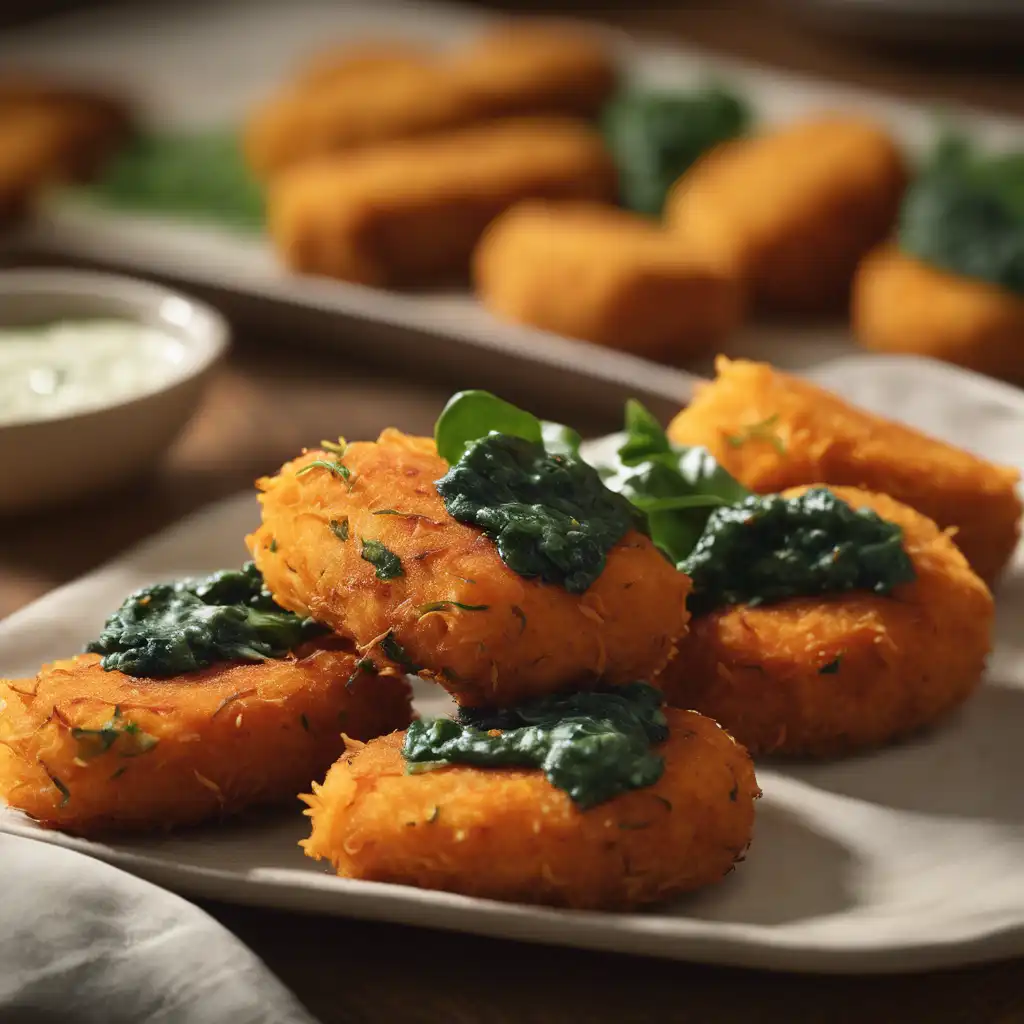 Sweet Potato and Spinach Croquettes