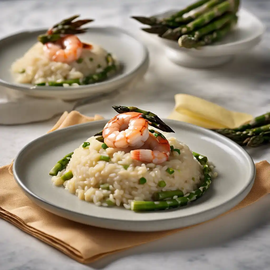 Shrimp and Asparagus Risotto