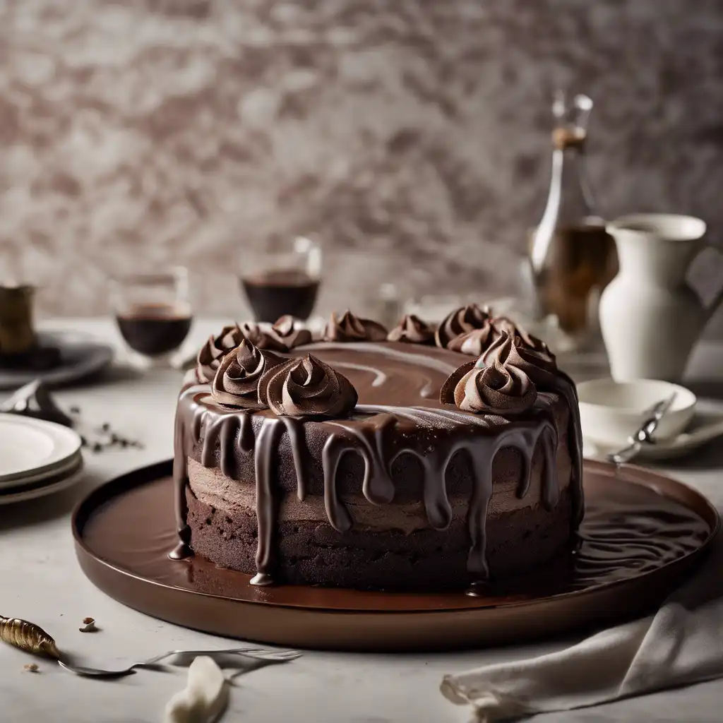 Marmorized Chocolate Cake