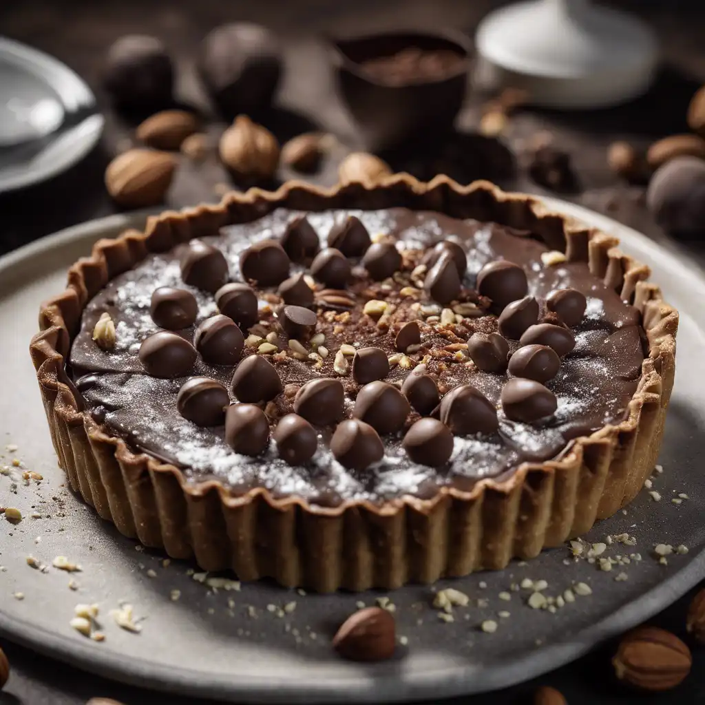 Chocolate and Nut Tart