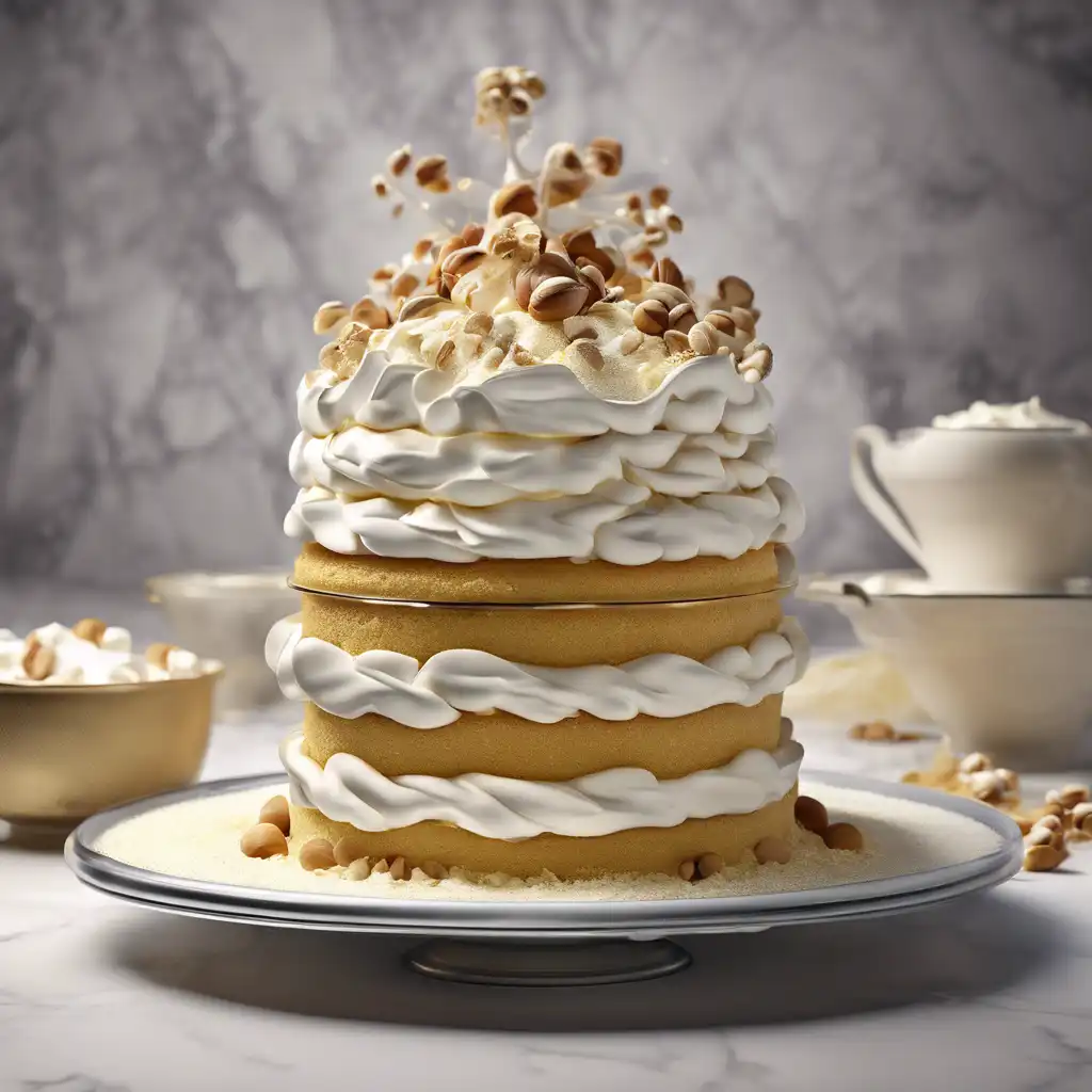 Genoise with Nuts and Meringue