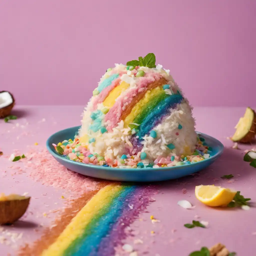 Rainbow Coconut Treat