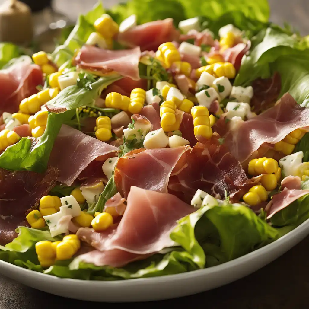 Corn and Prosciutto Salad