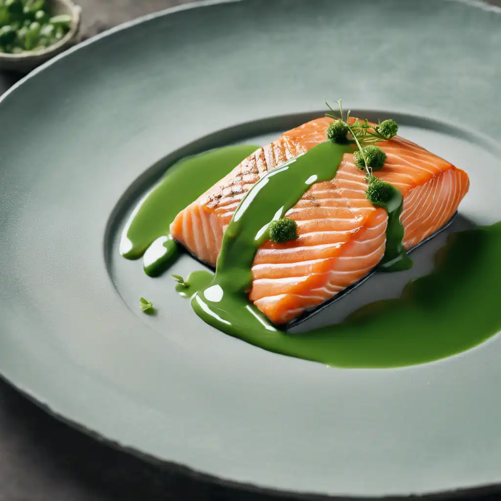 Salmon with Two Sauces