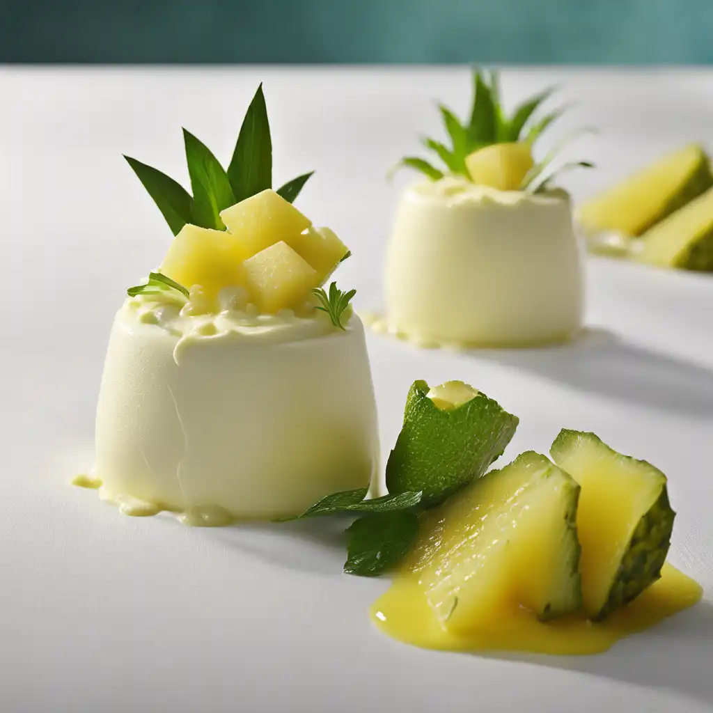 Pineapple Mousse with Lime