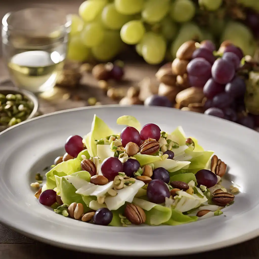 Sunny Salad with Grapes, Endive, and Nuts