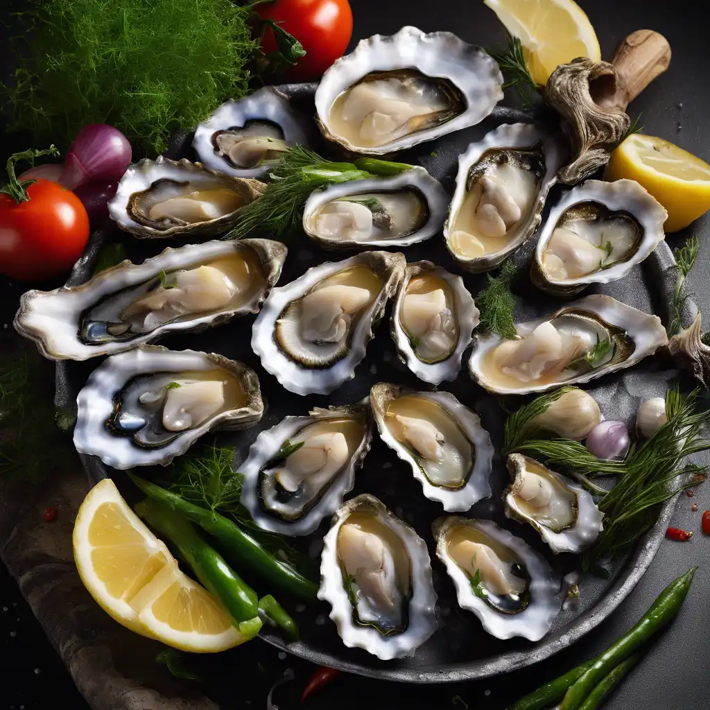 Oysters with Vegetables