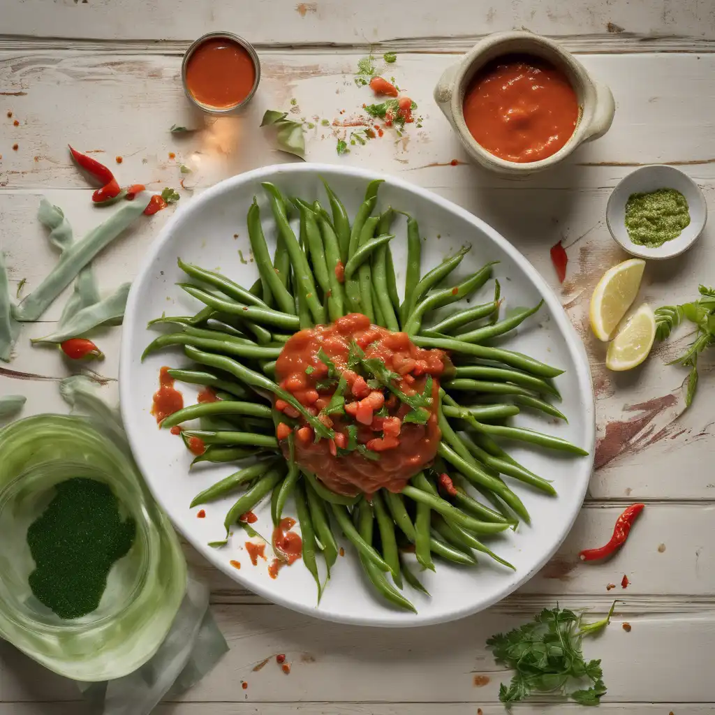 Green Beans with Pimento Sauce