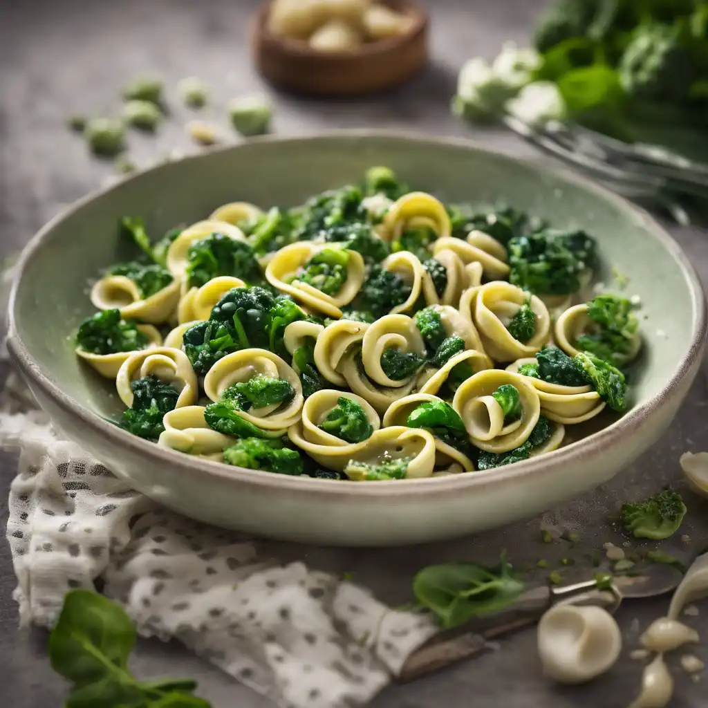 Spinach and Broccoli Orecchiette