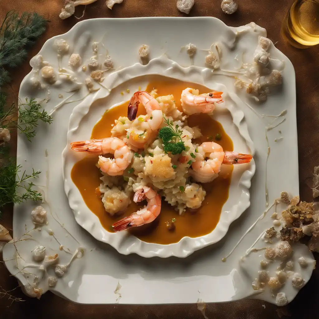 Stuffed Rigatone with Shrimp