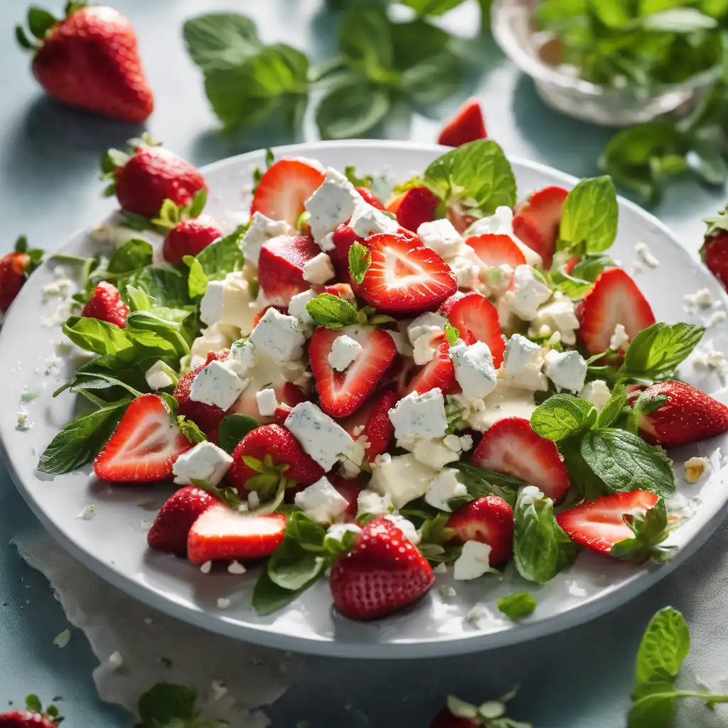 Strawberry and Cheese Salad