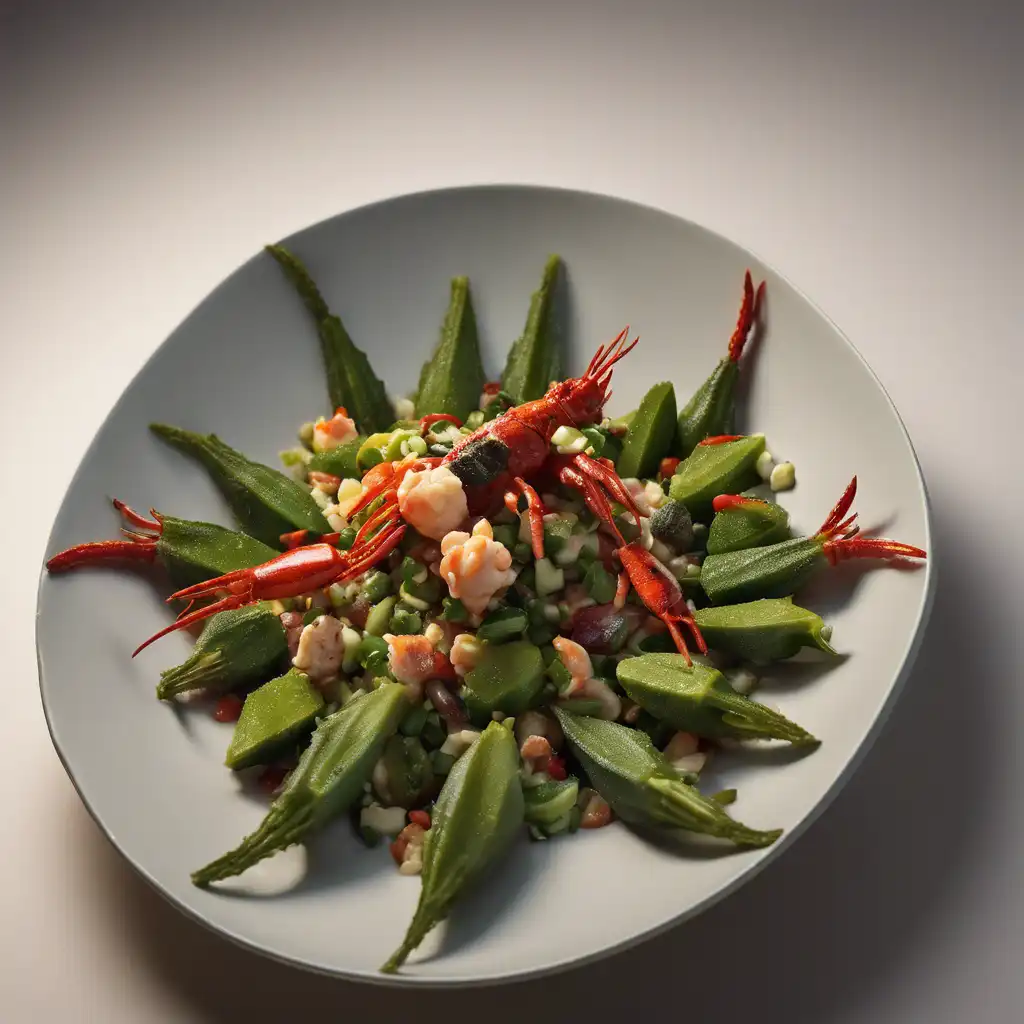 Okra and Crayfish Salad