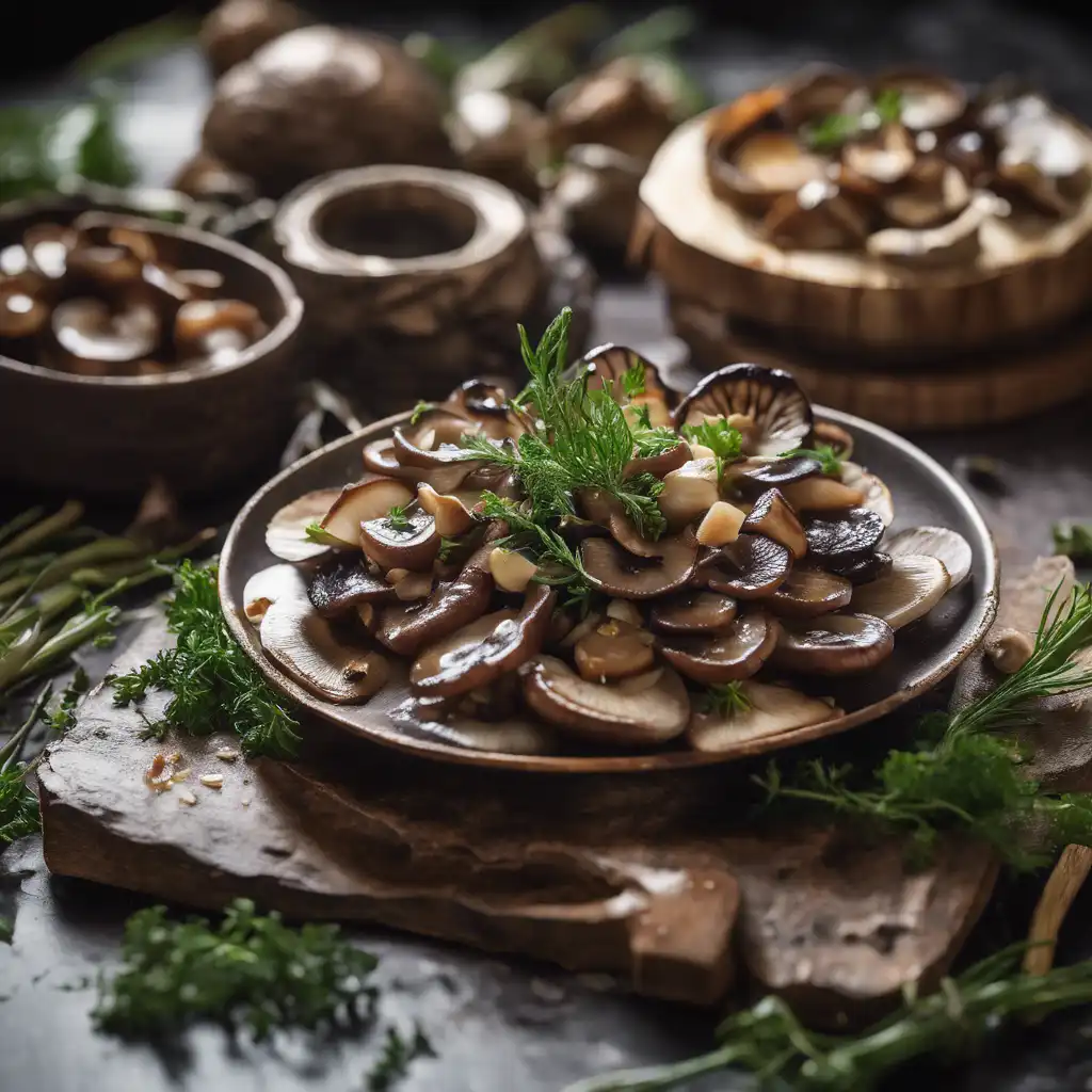 Sweet Herbs with Shiitake Mushrooms